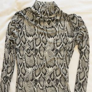 AFRM | Mock Neck Mesh Top Size XS/S